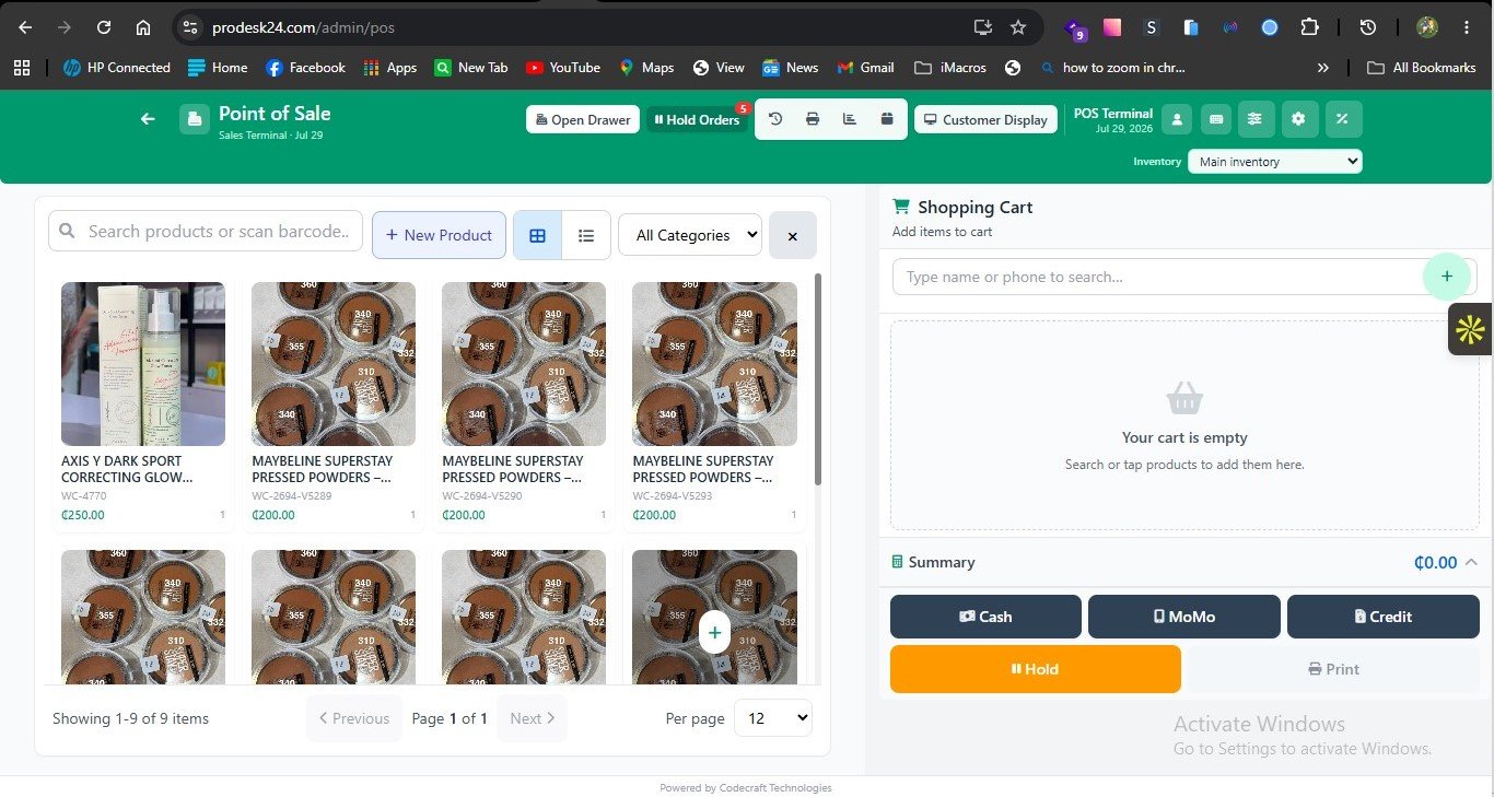 Mobile Money POS System Ghana: MoMo at Checkout